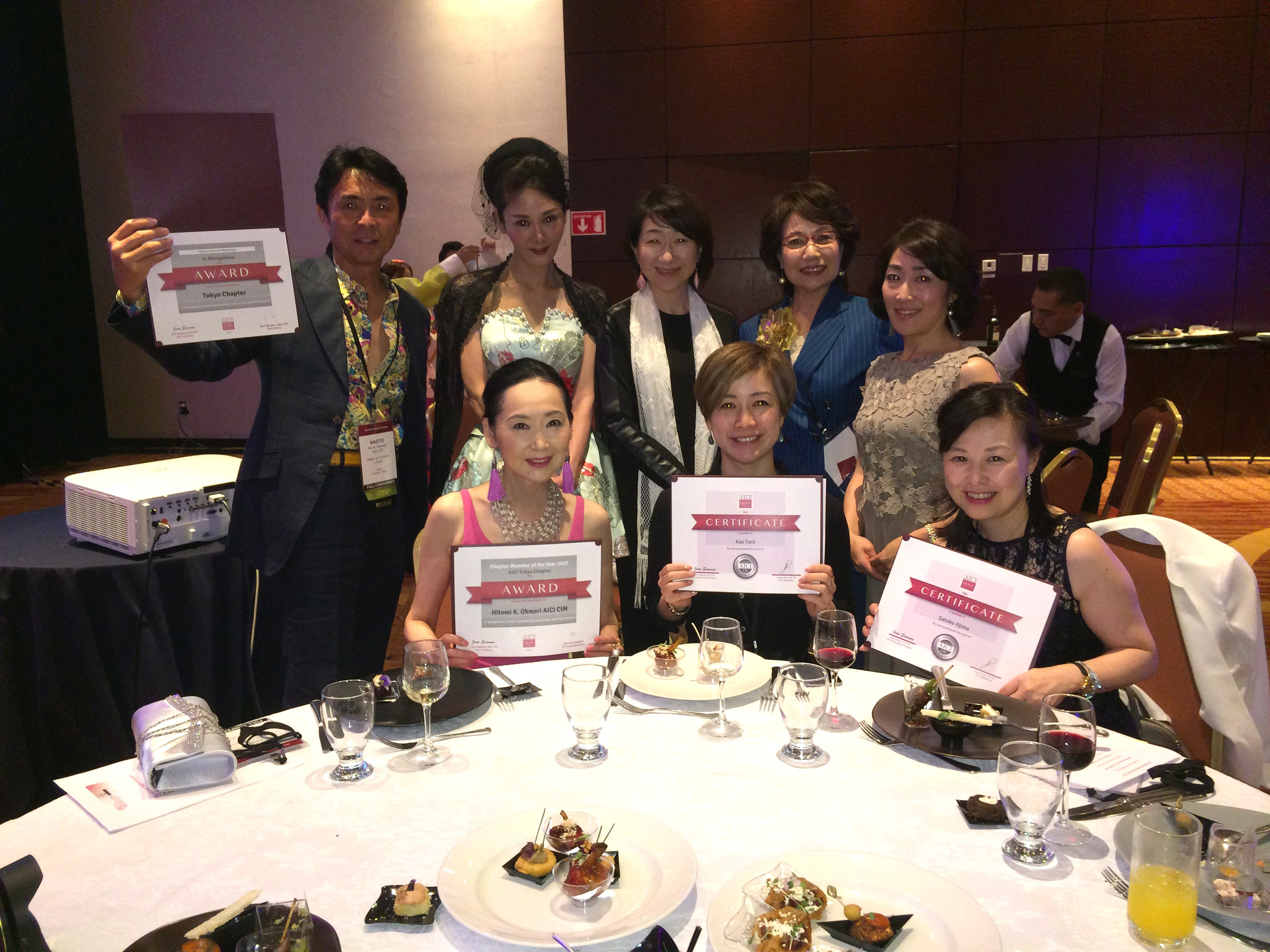 東京チャプター受賞者と全メンバー